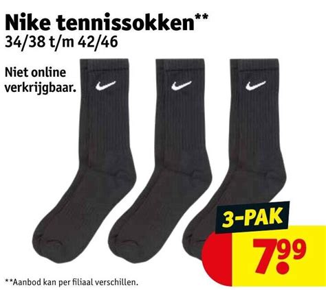 kruidvat nike sokken aanbieding|Nike tennissokken 34/38 t/m 42/46 aanbieding bij Kruidvat.